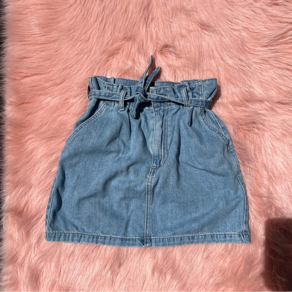 Hollister ultra high rise Denim Blue Women's Skirt
